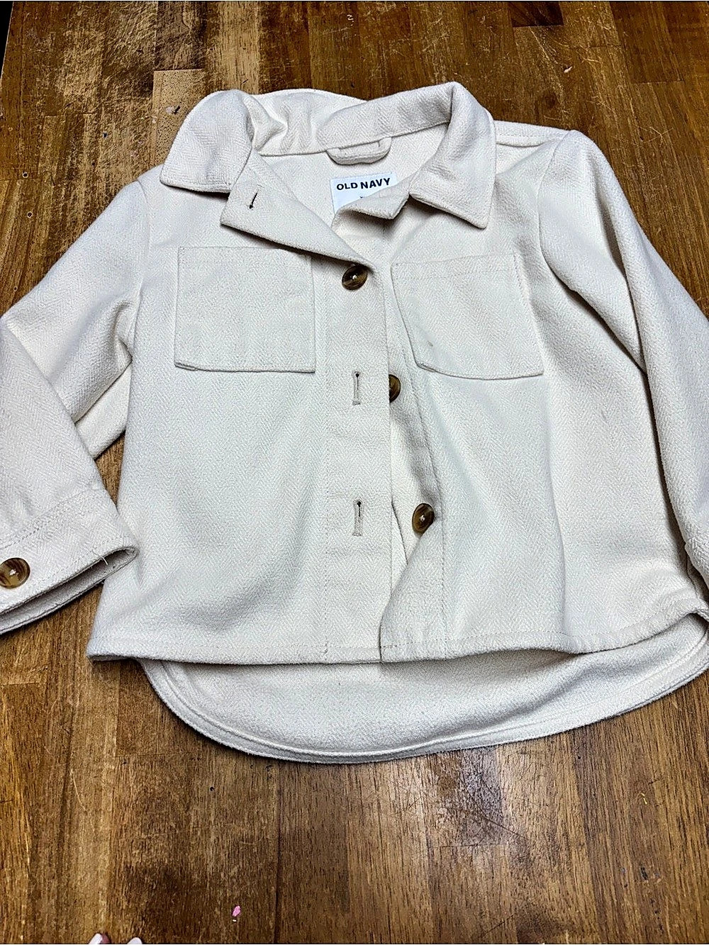 Old Navy Utility Jacket White XS